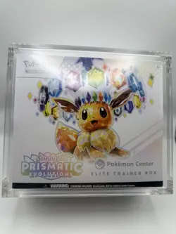 Pokemon Prismatic Evolutions Pokemon Center ETB Elite Trainer Box SEALED TCG - Image 1
