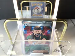 Judge 228/091 Paldean Fates PAF Full Art Rare Trainer Pokemon NM - Image 1