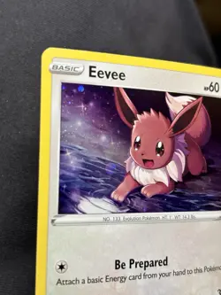 Eevee SWSH127 Promo Cosmos Holo Pokemon HD Galaxy 2 SWIRLS NM - Image 2