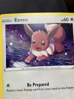 Eevee SWSH127 Promo Cosmos Holo Pokemon HD Galaxy 2 SWIRLS NM - Image 5