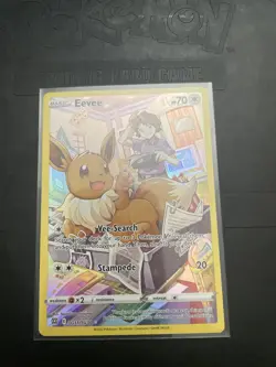 Eevee ⭐ TG11/TG30 Holo Brilliant Stars Trainer Gallery Pokemon NM - Image 1