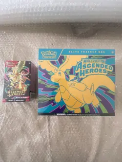 Pokemon TCG Ascended Heroes Etb + Booster Bundle - Image 1