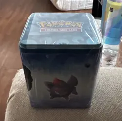 Pokemon Zorua & Umbreon Tin Blue Metal Trading Card Game 2022 - Image 1