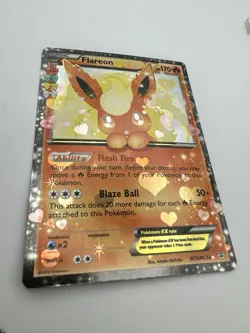 2016 Pokemon XY Generations Radiant Collection Flareon EX RC6/RC32 - Image 3