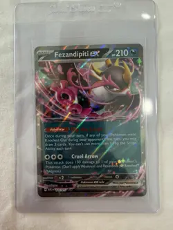 Fezandipiti ex 142/217 Double Rare Ascended Heroes Pokemon Near Mint - Image 1