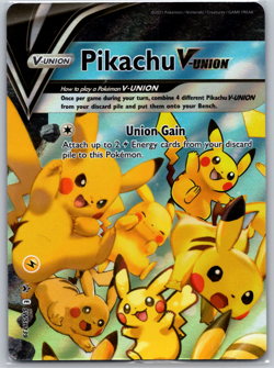 Pokemon Pikachu V Union SWSH 139 140 141 142 Celebrations Set - Image 1