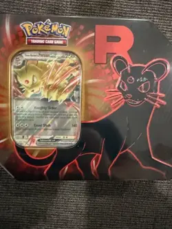 Destined Rivals Team Rocket Tin (Persian ex) - Sealed New - Pokemon TCG - Image 1