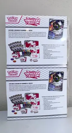 Lot Of 2 - Pokemon TCG : White Flare Elite Trainer Box ETB Brand New Sealed - Image 4