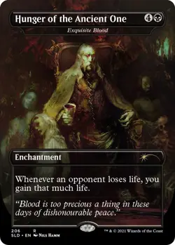 FOIL Hunger of the Ancient One #206 BORDERLESS - Secret Lair Drop Series (SLD) - Image 1