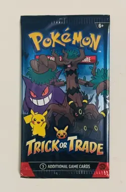 Pokemon 2024 Halloween Trick or Trade Booster Packs ( 1 Pack) (A) - Image 1