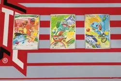 Pokemon First Partner Illustration Kanto Bulbasaur Charmander Squirtle 37 38 39 - Image 1