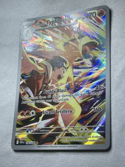 Ethan’s Typhlosion 190/182 Destined Rivals Illustration Rare Pokemon TCG Holo - Image 2
