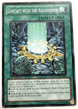 YuGiOh! - Contact with the Aquamirror - EXVC-EN059 - 1st Edition - Common - Image 1