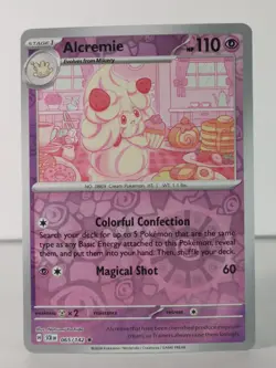 Alcremie - Stellar Crown - 065/142 - Pokemon TCG - Reverse Holo - Z - Image 1
