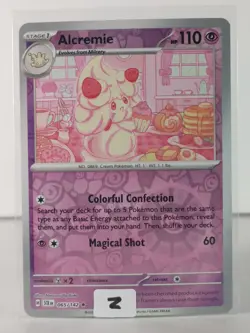 Alcremie - Stellar Crown - 065/142 - Pokemon TCG - Reverse Holo - Z - Image 2