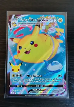 Flying Pikachu VMAX 007/025 Holo VMAX Rare Celebrations Pokemon NM - Image 1