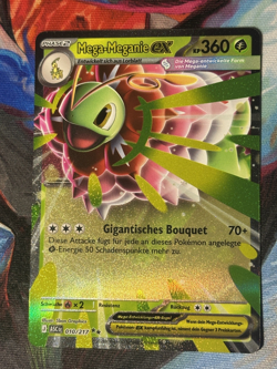 Pokemon Karte Mega-Meganie ex ASC 010/217 Deutsch Near Mint Erhabene Helden - Image 1