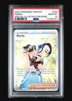 Pokemon 2024 TWM en Perrin Special Illustration Rare Gem Mint 10 - Image 1