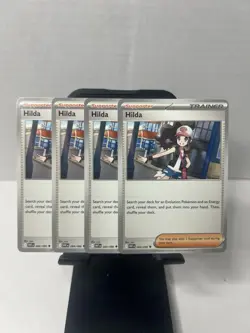 4x Hilda 084/086 Uncommon White Flare Pokemon TCG Playset NM Free Shipping - Image 1
