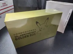 New Sealed Pokemon 25th Anniversary Japanese Golden Box - VERY NICE!! Fast Ship! - Image 1