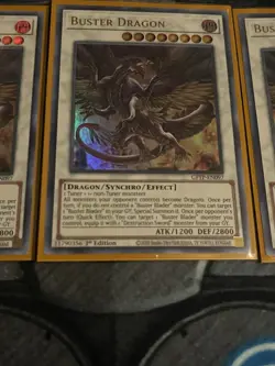 Yugioh Buster Dragon Playset (3x) Ultra Rare - Image 2
