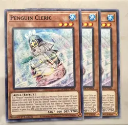 Yugioh! 3x Penguin Cleric BODE-EN026 Common 1st Ed NM - Image 1