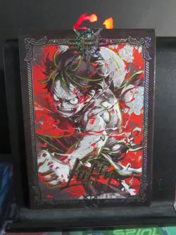 Monkey Luffy SFP Rare Holo Glitter Card Premium One Piece Anime Collectible CCG - Image 1