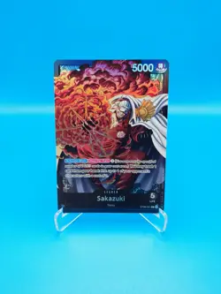 ONE PIECE Card Game TCG / Sakazuki ST06-001 / Foil Leader Englisch Near Mint - Image 1