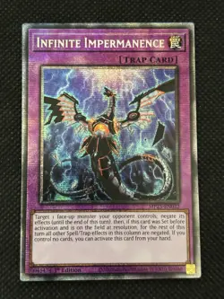 YuGiOh! - Infinite Impermanence MP25-EN032 Starlight Rare 1st Edition Near Mint - Image 1