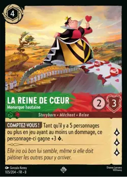 Lorcana - La Reine de Cœur - Monarque hautaine - MINT/NMINT - FR - FOIL - Image 1