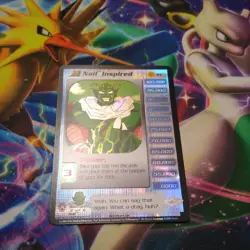 💎🔥🐲🐉 Dragon Ball Z Nail Inspired HOLO FOIL Rare Frieza Saga Score Card #117 - Image 1