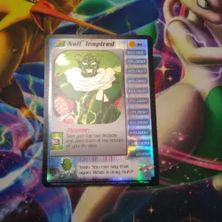 💎🔥🐲🐉 Dragon Ball Z Nail Inspired HOLO FOIL Rare Frieza Saga Score Card #117 - Image 2