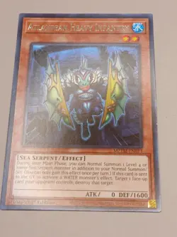 Yugioh! Atlantean Heavy Infantry - MZTM-EN073 - rare - 1st Edition - Image 2