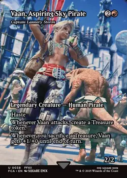 MTG Captain Lannery Storm Borderless ** Final Fantasy: Through the Ages ** En - Image 1