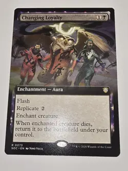 Changing Loyalty (Extended Art) Commander: Secrets of Strixhaven Regular - Image 1