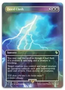 Fated Clash (Borderless Foi) #449, Final Fantasy, Magic the Gathering - Image 1