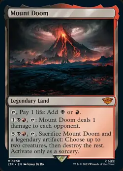 Mount Doom NM, English MTG The Lord Of The Rings: Tales Of Middle-earth - Image 1