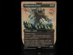 Wildgrowth Archaic #297 R (Borderless) (Non-Foil) - MTG Secrets of Strixhaven - Image 1