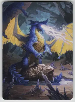 Blue Dragon Art Card Normal S Adventures in the Forgotten Realms 73 NM - Image 1