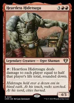 Magic The Gathering MTG HEARTLESS HIDETSUGU Commander Masters NM Near Mint - Image 1