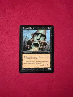 Rats Of Rath - Tempest Vintage Magic The Gathering MTG 90’s Classic TMP - Image 1