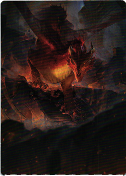 MTG Red Dragon Art Card 81 S Art Series: Adventures in the Forgotten Realms LP - Image 1