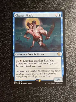 MTG ~ CLEAVER SKAAB ~ COMMANDER: INNISTRAD: MIDNIGHT HUNT ~ RARE 011 ~ NEAR MINT - Image 1