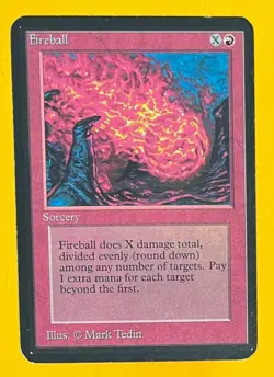 MTG FIREBALL Alpha (OldManMTG 008-138) - Image 1
