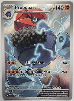 Pokemon Trading Card TCG Probopass Full Art Holo 096/088 Nintendo 2026 - Image 1