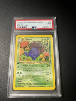 POKEMON 1ST EDITION NEO GENESIS GLOOM #36 PSA 9 VERY NICE!!LOW POP - Image 1