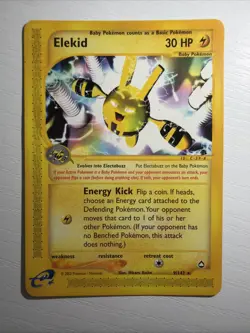 Pokemon 2002 Aquapolis - Elekid - Non-Holo Rare - LP - 9/147 - Image 1