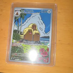 Pokemon Alolan Dugtrio 208/191 SV08 Surging Sparks Illustration Rare Full Art H… - Image 1