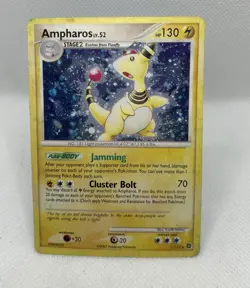 Ampharos 1/132 rare Diamond & Pearl—Secret Wonders pokemon card 2007 - Image 1