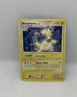 Ampharos 1/132 rare Diamond & Pearl—Secret Wonders pokemon card 2007 - Image 2